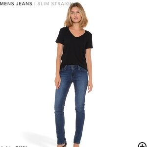 Mott & Bow “Boyfriend/Ridge” Jeans, Size 26 x 28